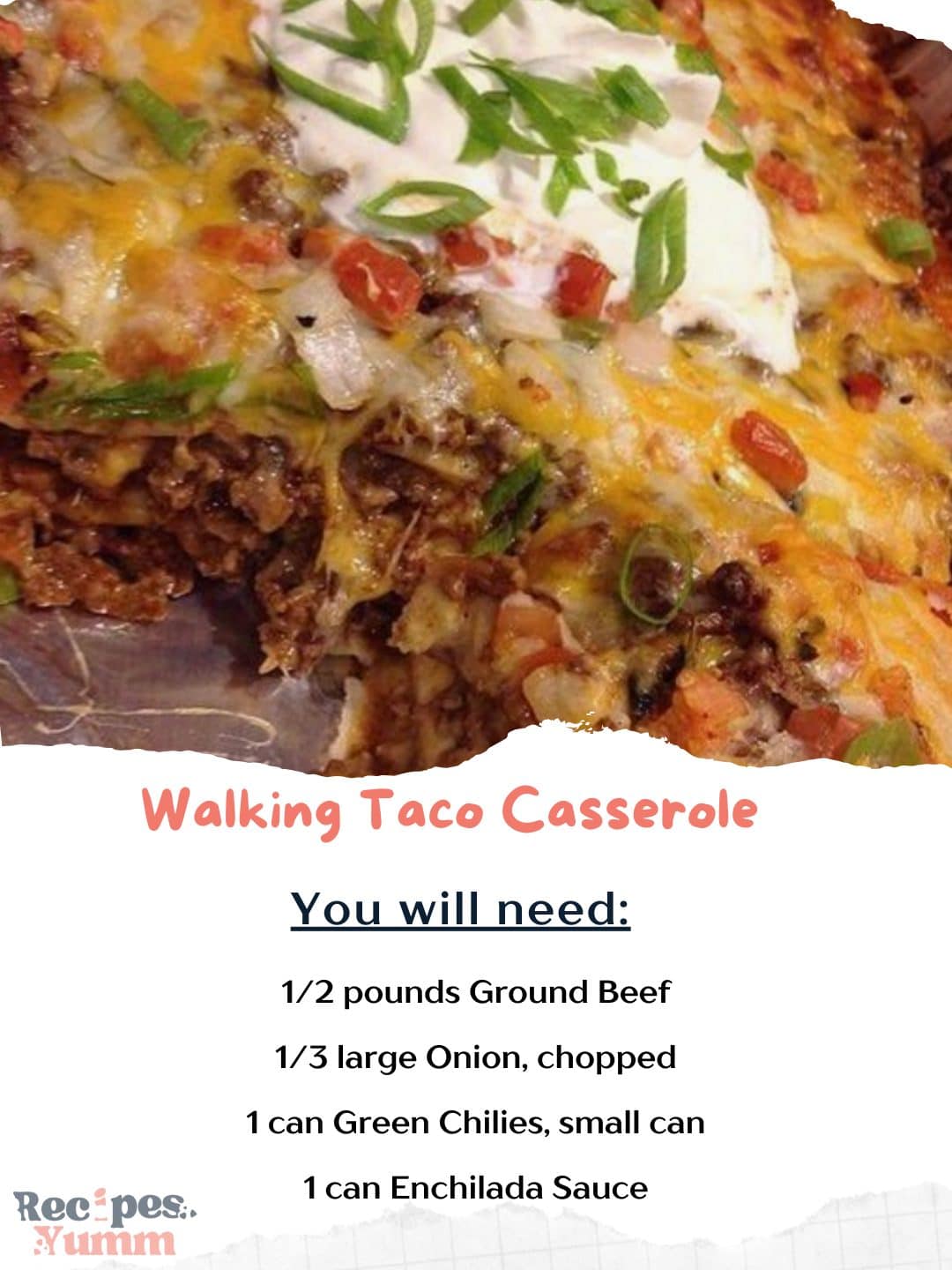 Walking Taco Casserole – Foodmacros